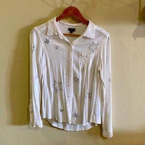 Torrid Blouse w/ silver stars, Torrid Size 00